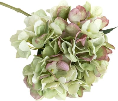 Dailygoods- Hydrangea Kunstbloemen - 9 Stuks - Simulatie Decoratieve Hydrangea - Lengte 37 cm - Diverse Kleuren - Realistisch Ontwerp - Nep Bloemen