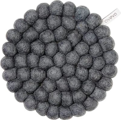 Aveva potonderzetter rond dark grey