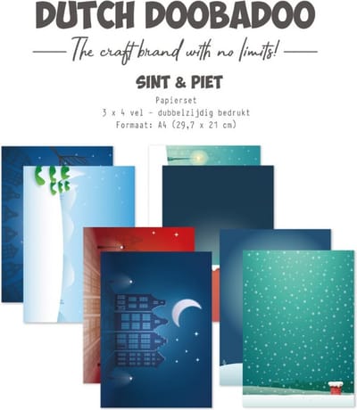 DDBD Designpapier Sint en Piet