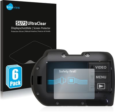 Savvies - Screenprotector voor SeaLife Micro 3.0 - Folie Beschermfolie transparant 6 Stuks