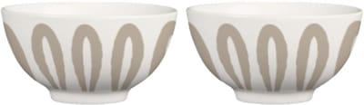 Gusta - Noodle kom - Ø15x7,5cm - Set van 2 - incl. stokjes