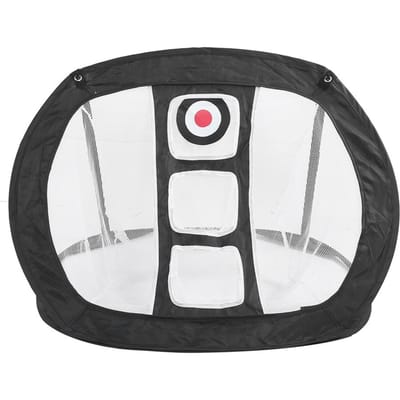 Filet de Practice de Golf Pliable Portable en Tissu Oxford Outil d'Entraînement pour Chipping d'Assistance au Golfeur pour Utilisation Intérieure Extérieure white