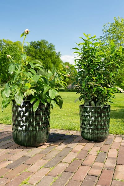 Pot Jacie forest green | Ø31 x H36 cm