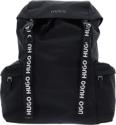 HUGO Laptop rugzak Rugzak met laptopvak Luka Backpack Black Zwart