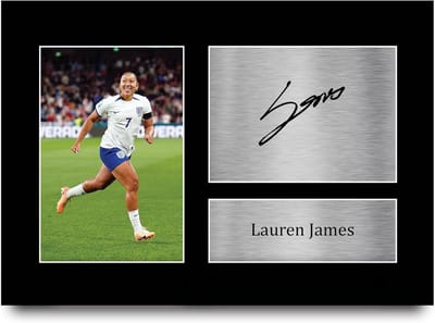 A4 Voetbalposter met Gedrukte Handtekening - Perfect Cadeau voor Supporters