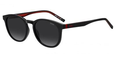 Hugo HG 1357/S BLACK/GREY SHADED 52/19/145 Herrenbrillen Zonnebrillen