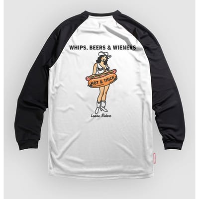 Loose Riders Hot & Thick Long Sleeve Jersey wit