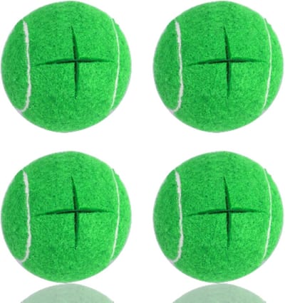 Tennisballen - Sportballen - Vloeren Beschermen - Voorgesneden - 4 Stuks - Groen