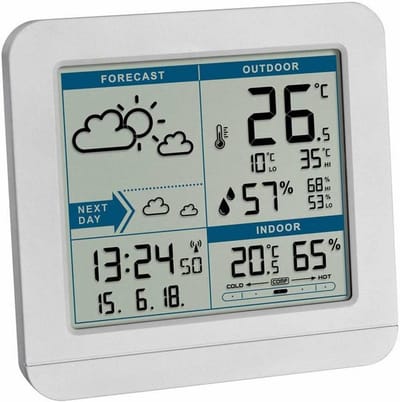Weerstation Binnen en Buiten - Weerstation Draadloos Binnen Buiten - Weerstation met Buitensensor - Analyse
