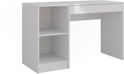 Vicco Sherry Kaptafel – 119.8 cm Wit/wit hoogglans