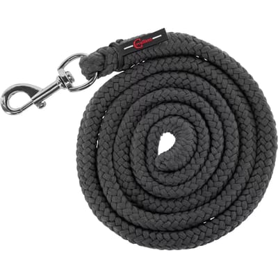 Voorbrenglijn Classic soft, stone grijs, musketon 2m
