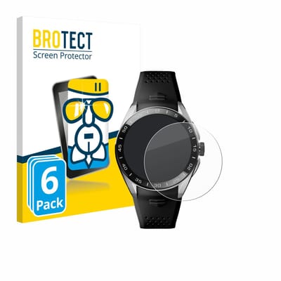 Screenprotector 6 Stuks voor TAG Heuer Connected Calibre E5 (45 mm) Beschermglas transparant