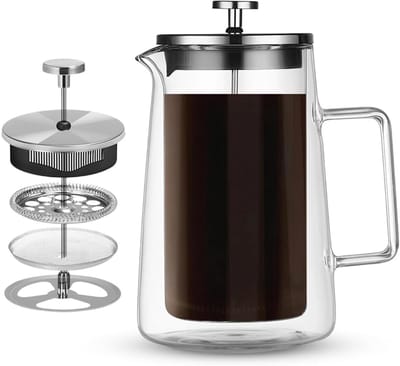 French Press Koffiemaker - Koffiepers - Verse Koffie Maker - handmatig