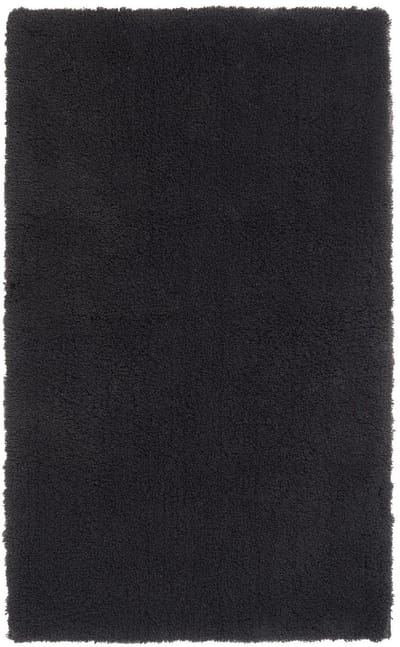 Atlas Badmat Caviar | 60 x 60 cm | Donkergrijs | Polyester