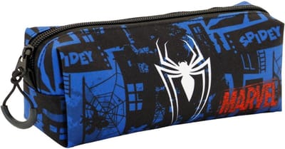 Spiderman Blue FAN Vierkante Etui - Spiderman Sky (21 x 8 x 5.5 cm) - Pennenzak