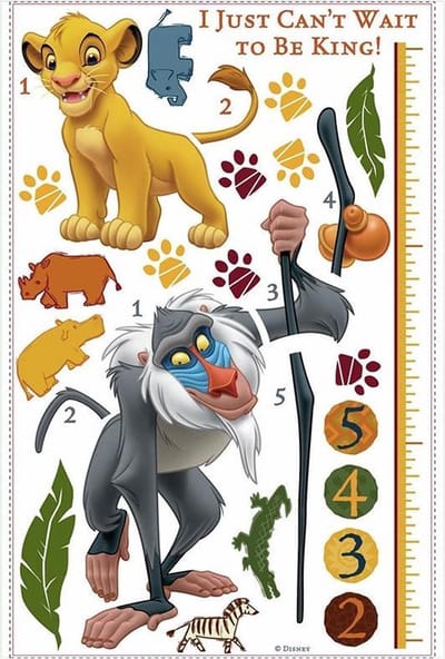 RoomMates Disney The Lion King - Muurstickers - Multi