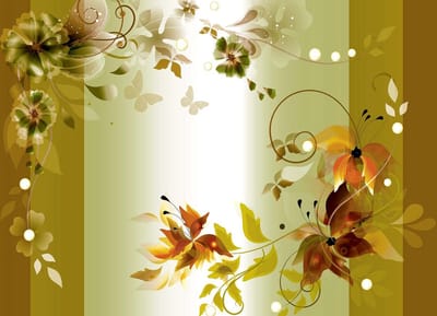 Fotobehang Floral Design | XL - 208cm x 146cm | 130g/m2 Vlies