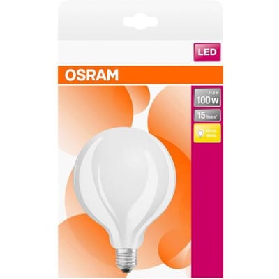 OSRAM HOMELIGHTING 4058075269880 LED-lamp Energielabel D (A - G) E27 Globe 11 W = 100 W Warmwit (Ø x l) 124.0 mm x 168.0 mm 1 stuk(s)