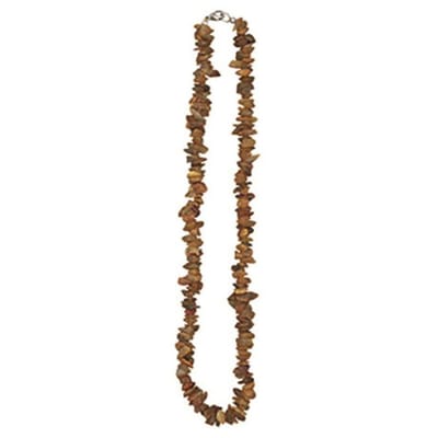 Agaat geel splitketting (gekleurd)