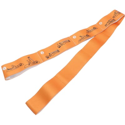 Oefening Weerstandsbanden Yoga Lus Latijnse Weerstandsband Elastische Stretchbanden Geel orange