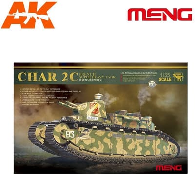 French super heavy tank Char 2C - Scale 1/35 - Meng Models - MM TS-009