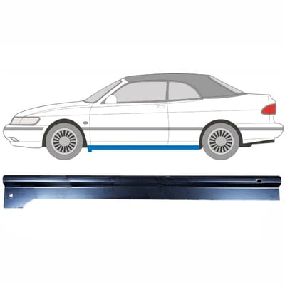 Reparatie dorpel voor Saab 900 1978-1998 / Links