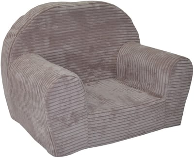 Kinderfauteuil - LINCOL - roze - corduroy - comfortabel en wasbaar