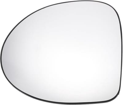 Allecto - Auto Buitenspiegel Links - Vervangingsglas - Wit - Convex