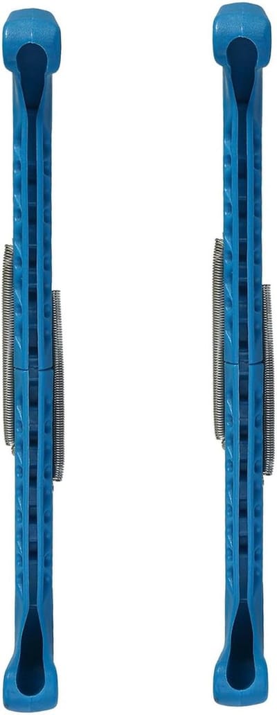 Schaatsbeschermers - Schaatsriemen Skate Guards - Beschermen van schaatsen - Verstelbare veerpasvorm - 25-31 cm - Blauw