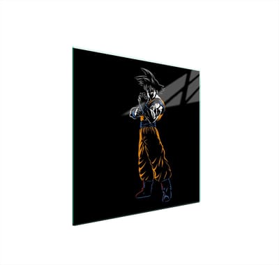 TMK ArtDeko - Glazen Beschermplaat 50x52 cm - Hartglas - Anime Design