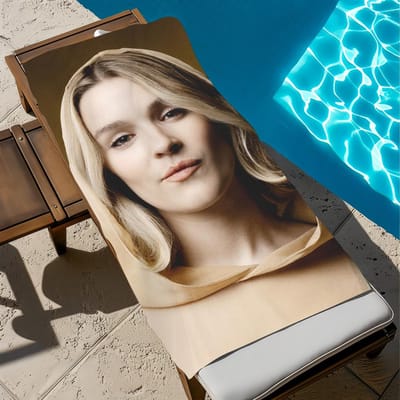 P-Pommelien Singer T-thijs Handdoek Strand Sneldrogend Zacht Zwembad Handdoeken Cadeau voor Reizen Sportschool Douche Kamperen sport W80*H130(CM)