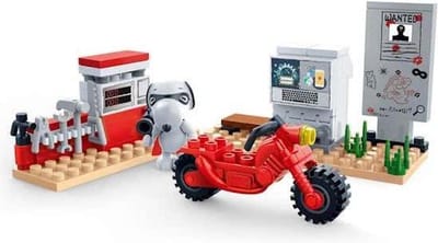 BanBao Snoopy Motor Werkplaats-7532