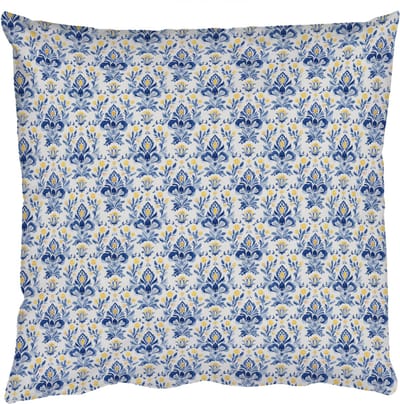 Sierkussens - Kussentjes Woonkamer - 50x50 cm - Frans - Citroen - Royaal - Blauw - Geel