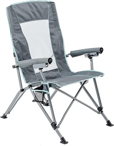 Campingstoel Kampeerstoelen Klapstoelen Buiten Extra Grote Opvouwbare Campingstoel Voor Volwassenen Draagbare Stoel Met Hoge Rugleuning En Rugleuning Met Drie Snelheden: Campingstoelen Outdoor Stoelen