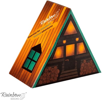 Merkloze Berg Huisje Sokken - Cadeau voor Reizigers & Wandelaars