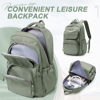 Waterbestendige schoolrugzak Nylon Casual Jeugd Lichtgewicht Tassen Verstelbare band Meisjes Boekentas Rits Student Laptop Schooltas
