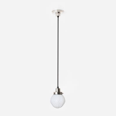 Hanglamp aan snoer Victory 20's Nikkel - Art Deco Trade