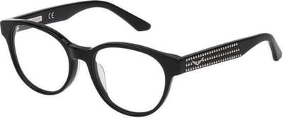 Ladies'Spectacle frame Zadig & Voltaire VZV120S500700 Black (ø 50 mm)