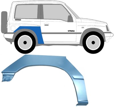 Reparatiepaneel achterspatbord voor Suzuki Vitara 1988-1998 / Rechts