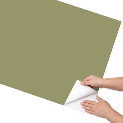 Coloray Meubel Wrap Folie - Geel Meubelfolie - 75x150 cm - Decoratiefolie Groen gras - Meubel Wrap Folie - Minimalist Meubelfolie - Plakfolie Meubels - Keuken decoratie - Achtergronden en patronen