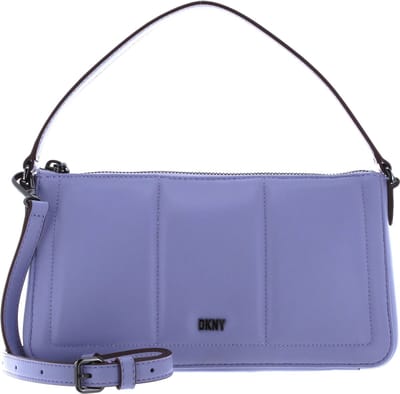 DKNY Leren Schoudertas Handtas Loie Demi Crossbody Bag Lavender Paars