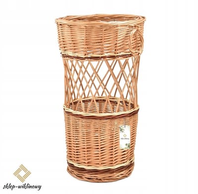 Rieten Parapluhouder - 51 cm Hoog, 26 cm Diameter