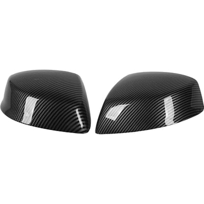 2 STUKS Spiegeldop Links Rechts Koolstofvezel Kleur Cool Uiterlijk 76201 TR0 A01 Achteruitkijkspiegelkap voor Accord 2012 tot black