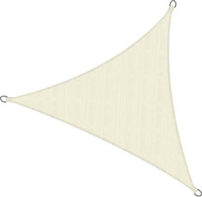 Sol Royal SolVision HS9 – Schaduwdoek Driehoek 3x3x3m Creme – Waterafstotend – UV Bescherming
