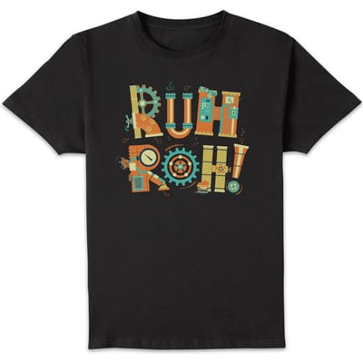 Ruh-Roh! Clockwork Men's T-Shirt - Black - 5XL