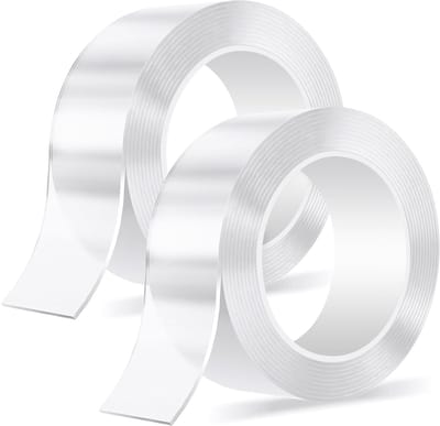 Dubbelzijdig plakband extra sterk nano-plakband transparant verwijderbare plakband voor tapijt fotolijsten keuken - 2 mm x 3 cm x 3 m