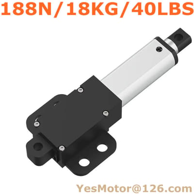 Hoge Kwaliteit 6V 12V 24V Dc Nieuwe Lineaire Actuator Dc Motor 10/17.5/21 // 25Mm Slag Aangepast 188n Kracht Ce Gratis Verzending