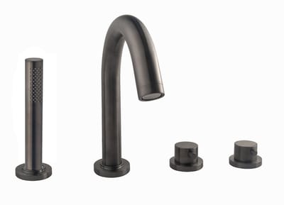 Xellanz Caral Inbouw Badrandkraan Afbouwset 4-Gats - Gunmetal