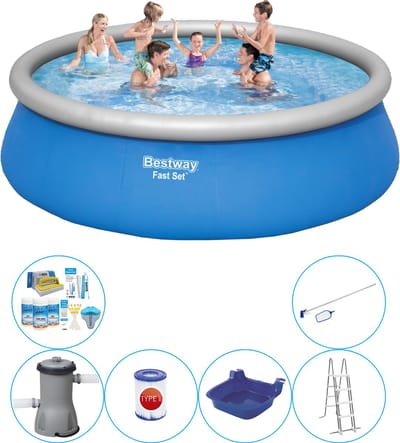 Fast Set Rond 457x122 cm - 7-delig - Slimme Zwembad Deal