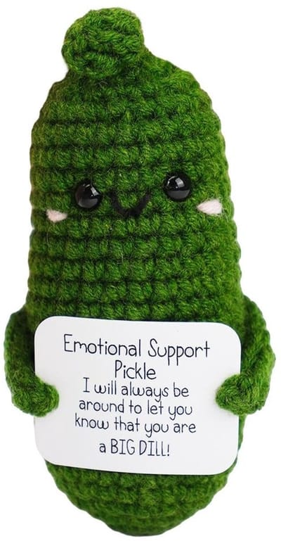 Dailygoods- Aardappel Knuffel - Creatief Gebreid - Positieve Motivatiegeschenken - Feestdecoratie - Aanmoediging - Lichtgewicht